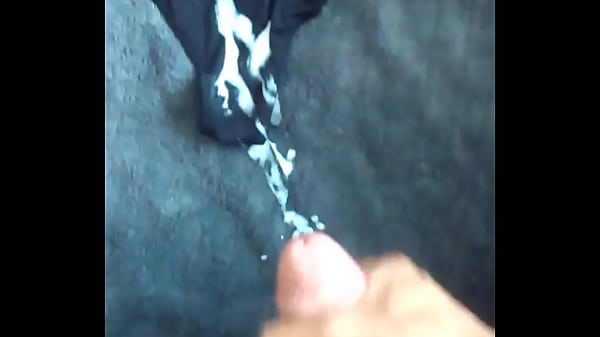 thick cumshot on my wifes panties
