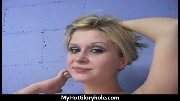 Black Chick Gives Gloryhole Blowjob 2
