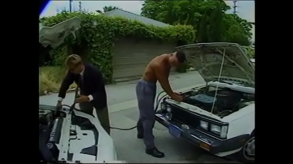 Playful ring snatcher Paul Morgan helped ethnic fellow Brad Hanson to jumpstart his car and took stiffing his  dick in black  ass as payback