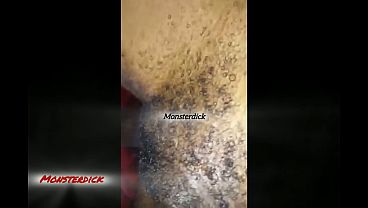 A big black cock making a sexy African girl moan passionately