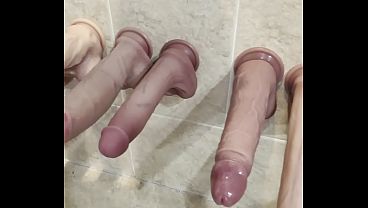 Anal orgy fucking mature slut doggy style from behind with all the dildos and finish with double anal