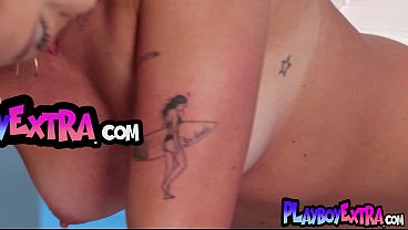Bombastic brunette teen nurse Kelsey Joan taking off her slutty uniform