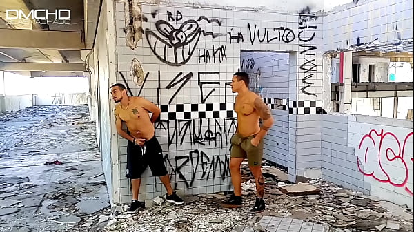 They almost got caught in an abandoned building the thrill only made it hotter