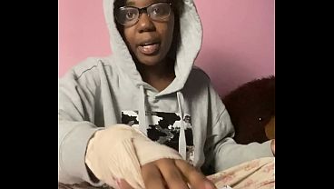 Ebony Webcam Girl Model Unboxing NEW Sex Toy
