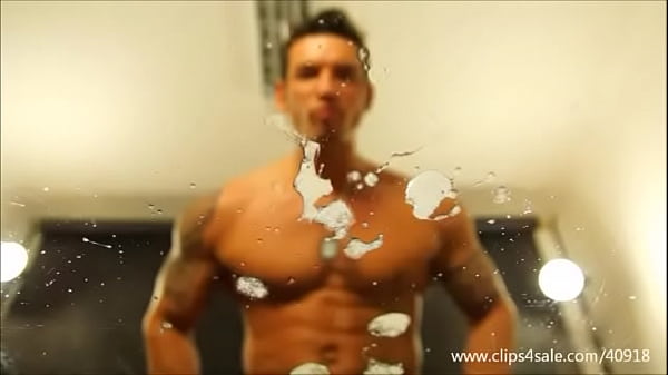 TWO MUSCULAR GUYS SPITS ON YOU  136
