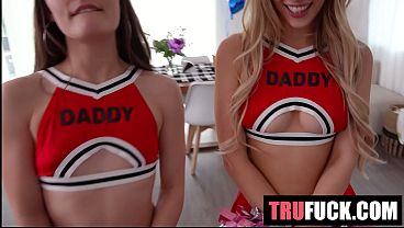 2 Hot Cheerleaders Wants My Dick in Threesome Hardcore SEX Jason Sarcinelli Juniper Ren Sky Pierce