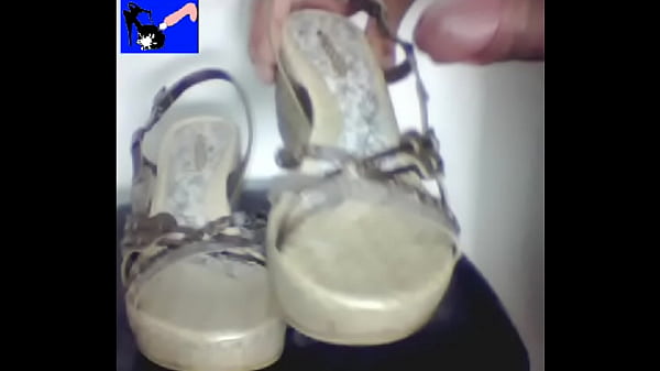 cum over heels  Cum on my wifeacutes friend sandal