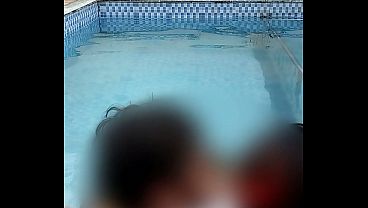 A Hot Couple039s Risky Fun in the Swimming Pool