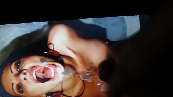 Cum on girl with open mouthMOV