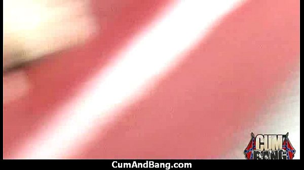 cum and bang  group facial jizz 12
