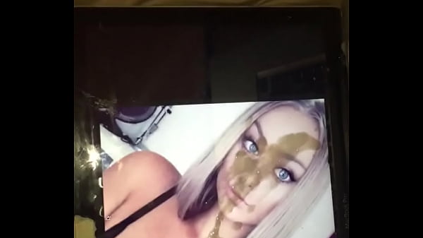 Blonde Submission Cumtribute