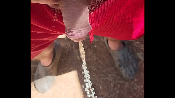 Pissing outdoors