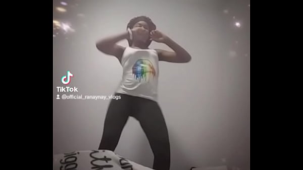 Petite teen dancing