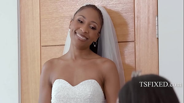 Trans Girl Takes Her Ebony Female Wife039s Virginity Right After Their Wedding