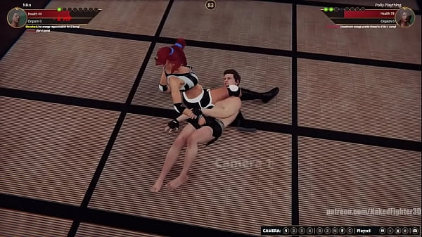 Gigi VS Polly Plaything Naked Fighter 3D