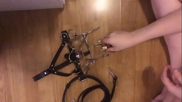 Opening the package with new toy