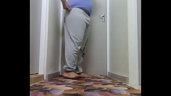 Vaibhav Jerks Off amp Cums In The Hallway Whilst Facing Backwards