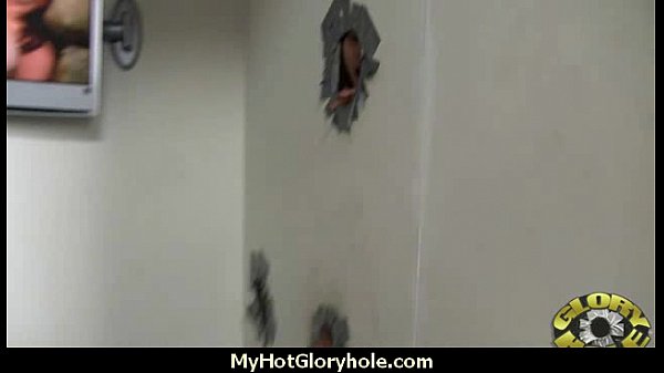 Black babe suck in a gloryhole 21