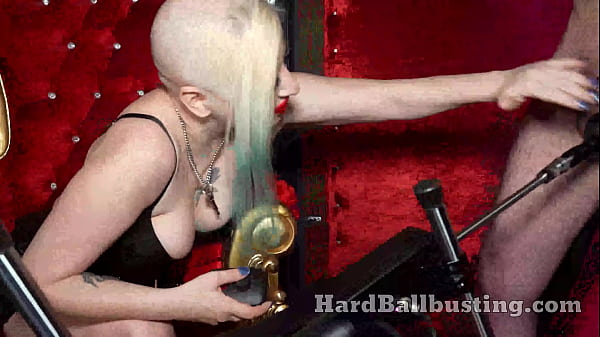 Endless Machine Ball busting Destroys Your Nuts  Goddess Lilith