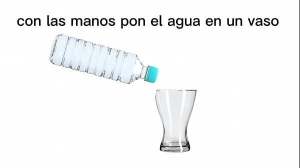 Tutorial para tomar agua