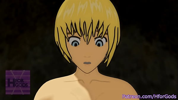 Annie Being a Good Person to Armin  on Titan Hentai