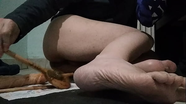 Composition 1 of anal insertion with a dildo