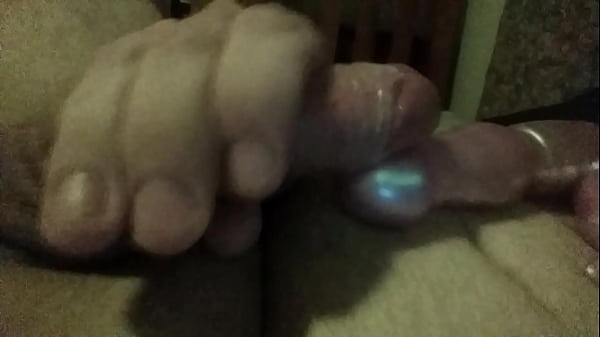 Wanking n suck cum of dildo