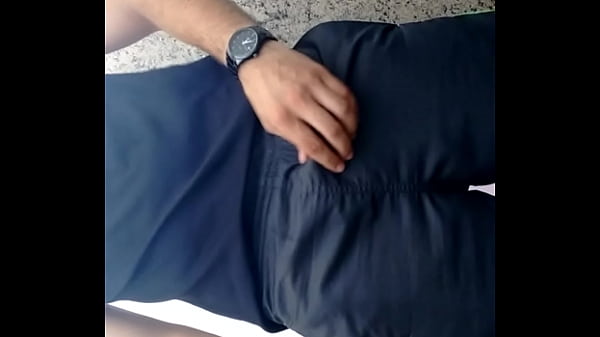 Handjob in fitness center