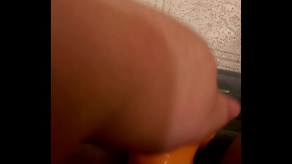 Orange dragon toy