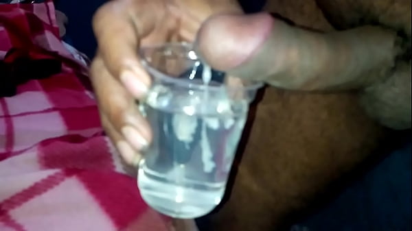 cum in glass of water