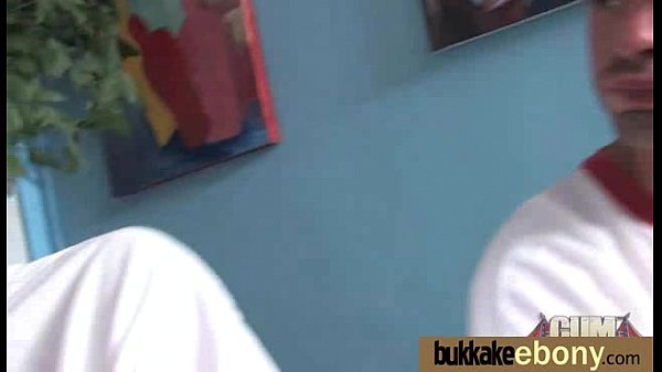Ebony Babe Sucks Group Of White Guys 18