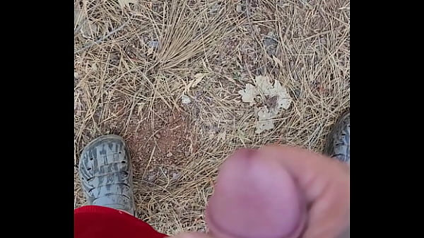 Cum in the woods