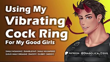 Male Moaning for You Using Vibrating Cock Ring  Male Whimpers and Moaning  Audio Porn for Women  Diabolical D3vil