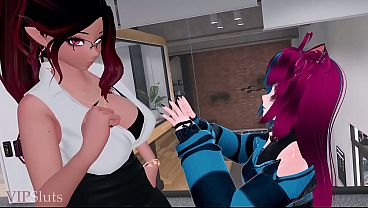 VIPSluts  Strict Futa Boss Gives Naughty Employee quotPerformance Reviewquot Pumps Creamy Promotion Deep Inside Her Tight Pussy