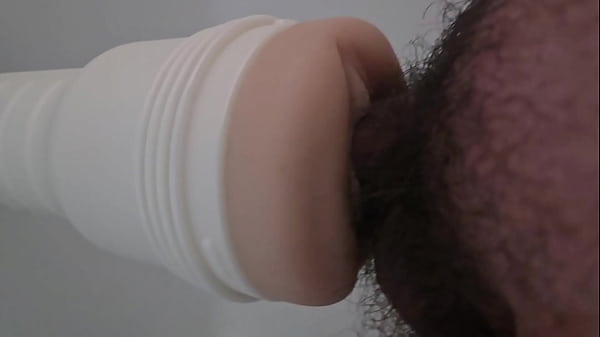 Cumming on fleshlight
