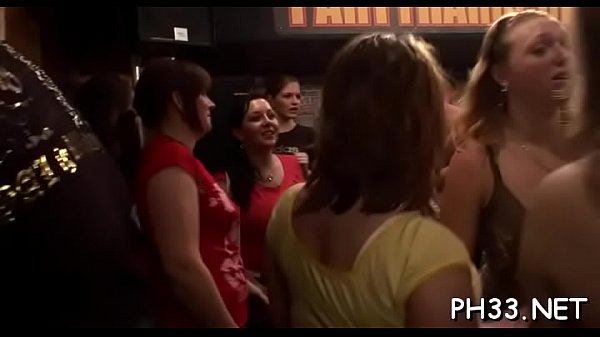 Blonde girl swallowing darksome oneeyed monster