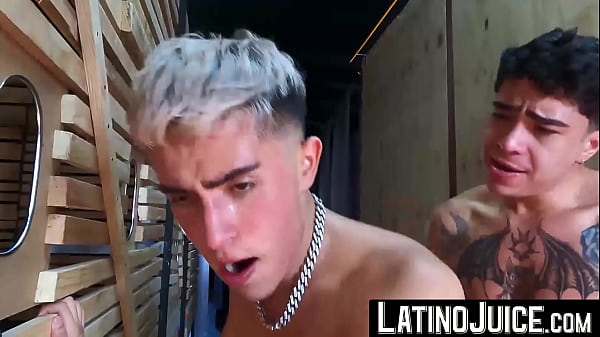 LatinoJuicecom  Cain Gomez amp Angel Crush amp Axel Yerel amp Enrique Mudu  Cute teen Angel Crush bred hard by inked Latino Cain Gomez