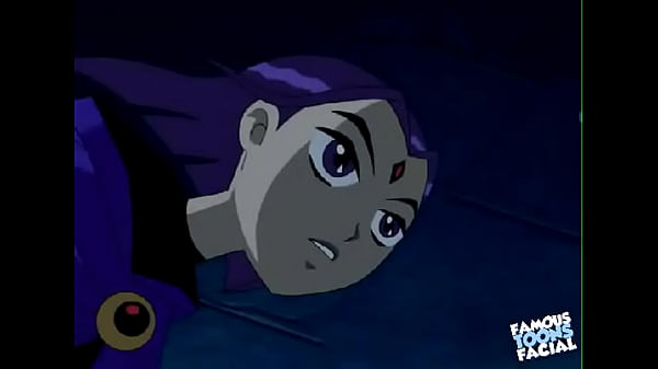 Famous Toons Facial Robin fuck Raven  HD 720p