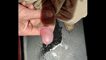 Pissing and playing with myself