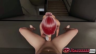 Sexy Big Tits Mahiru Mizuhara 3D Hentai Rule34  Intense Two Hands Handjob Stroking Service Sloppy Deepthroat Blowjob Moans and Glory Hole Throat Fuck Swallowing Cum in Uncensored 3D Animation