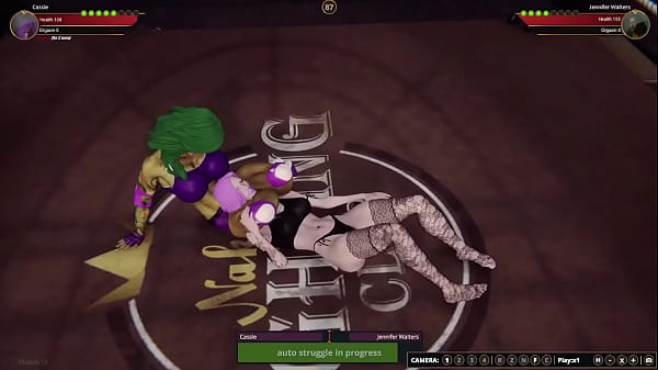 Cassie VS Jennifer Walters Naked Fighter 3D