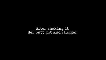 GIRL SHAKING HIS BUTT