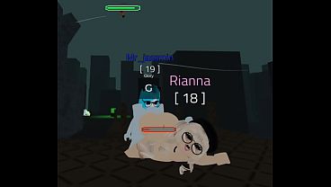 Filled me up completely after cornering me in Roblox