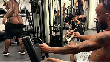 DADDYBLACKXXX039S WILD GYM ORGY IN BRAZAIL  SUBSCRIBE FOR FULL VIDEO