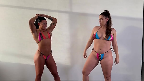 Lexa Stahl vs Skylar  Topless Facesitting Tussling Match