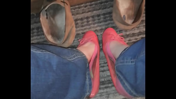 Hard cock smelly shoe