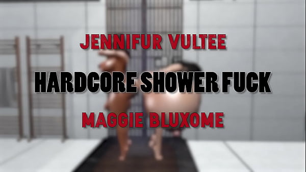 Maggie and Jenn Hardcore Shower Sex