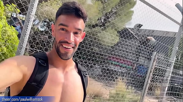 Crazy hot male walks naked into an abandoned building A must see experience