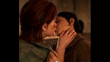 Ellie x Dina Lesbian  AI generated 