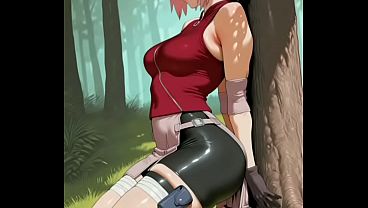Sakura recibe una gran polla